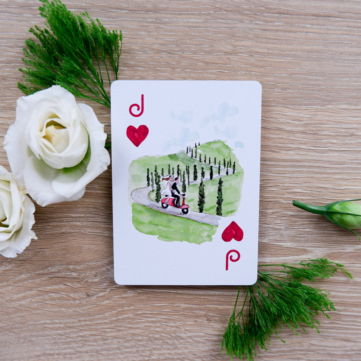 Custom Italy Playing Cards